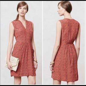 SALE Anthro Lil First Blush Sleeveless Dress 6